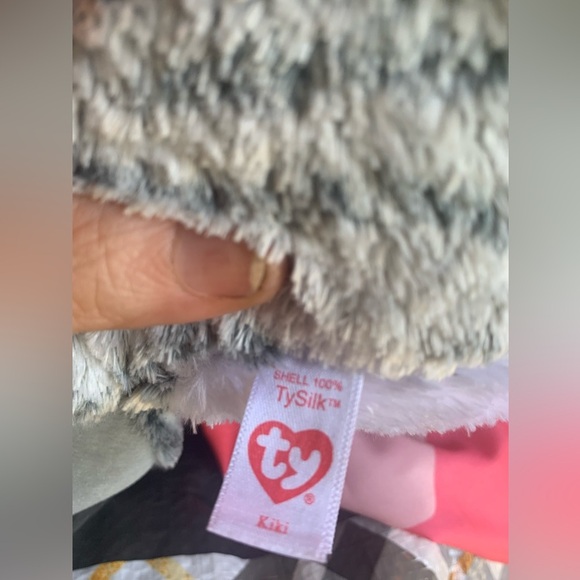 TY bundle of 2 Large 20” Kiki the Cat & Glamour the Leopard hard plushies - Picture 5 of 10